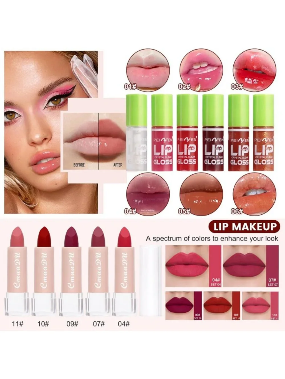 Complete Makeup Kit for Women - Essential Gift Set with Foundation, Eyeshadow